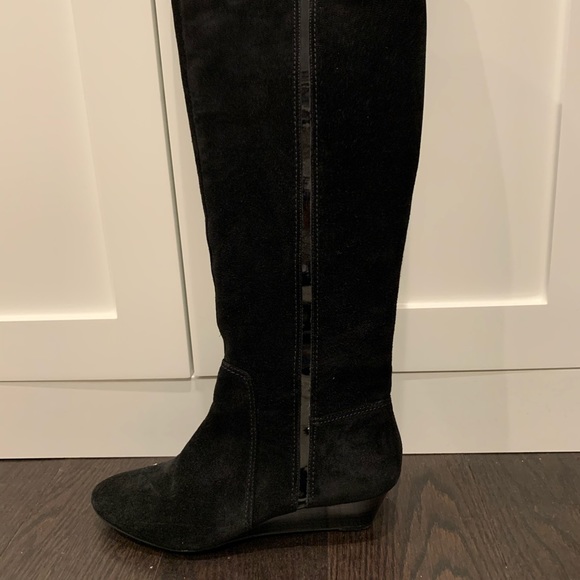 Alfani Shoes - NEW - TALL ALFANI BLACK WEDGE BOOT